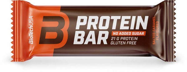 Батончик BioTech Protein Bar Соленая карамель 70 г