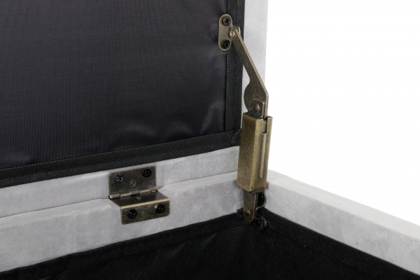 Сундук-пуф Christian светло-серый 120х38х42 см 