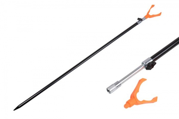 Стойка телескопическая Fishing ROI ДЛЯ УДОЧКИ С РОГАЧИКОМ 1.5M