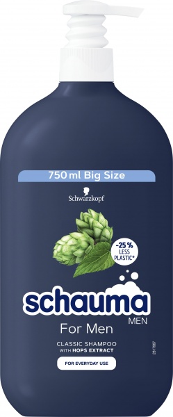 Шампунь Schauma Men з екстрактом хмелю 750 мл
