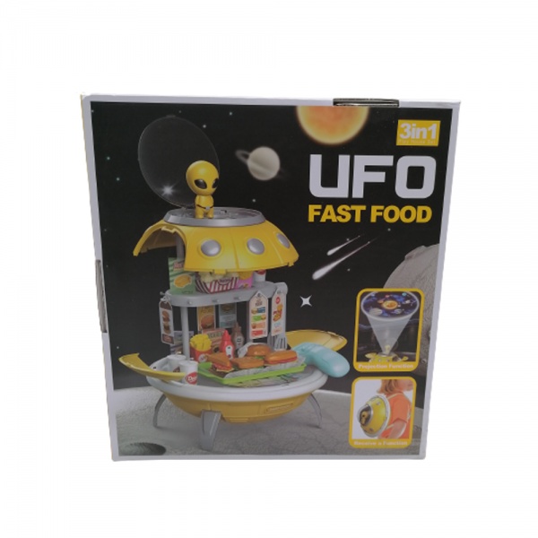 Іграшка-сюрприз PLAY JOYIN UFO Projection Fast Food/НЛО Фаст Фуд 25752