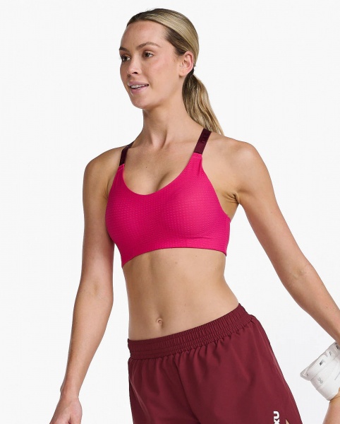 Бра 2XU Aero Medium Impact Bra WR6347a_FSA/TRU р.L рожевий