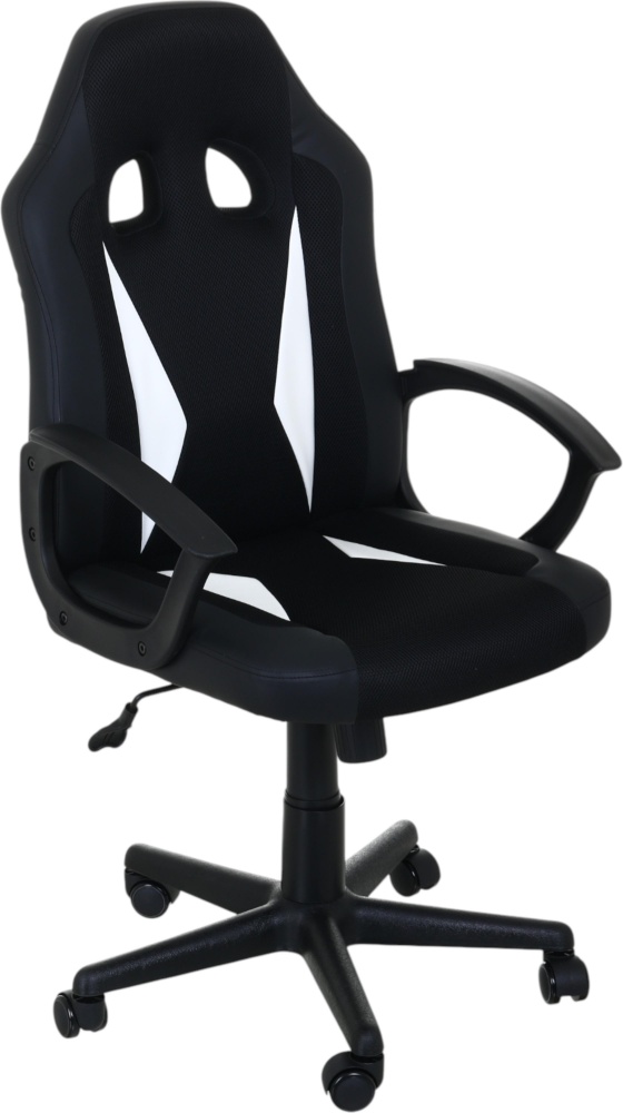 Крісло ігрове Аміго чорно-білий