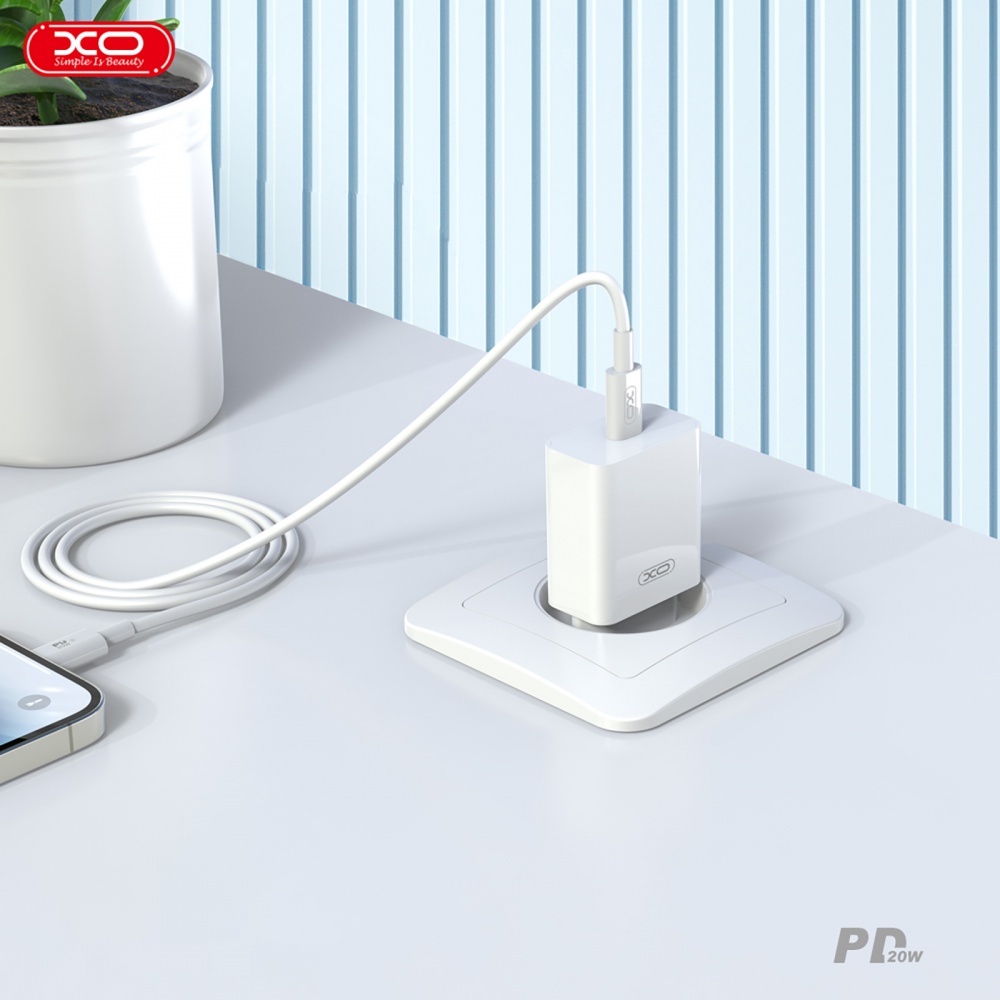 Сетевое зарядное устройство Xo L126 20W USB-C White (L126.white)
