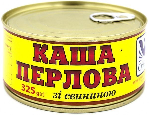 Консерва Онисс Каша перловая со свининой 325 г