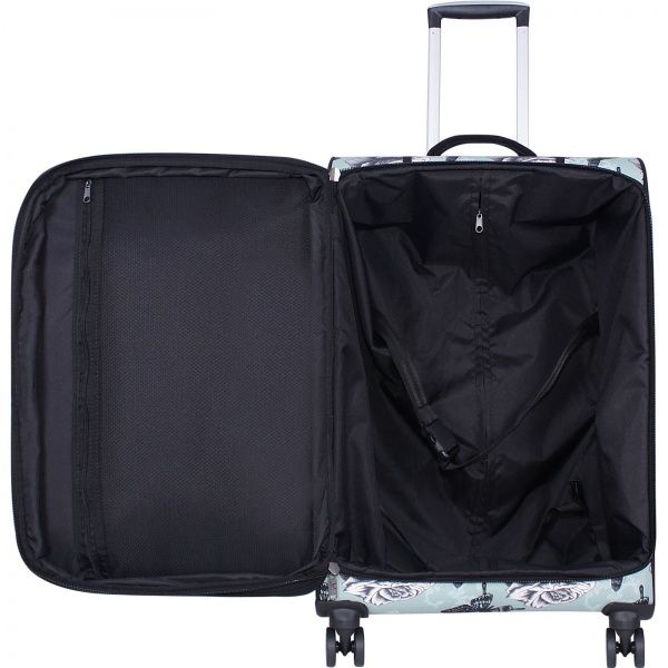 Валіза Bagland Леон 70 л бірюзовий 732 (0037966244) 