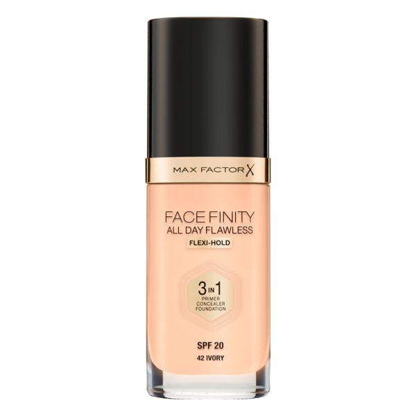 Тональная основа Max Factor Facefinity All Day Flawless 3-in-1 42 Ivory 30 мл