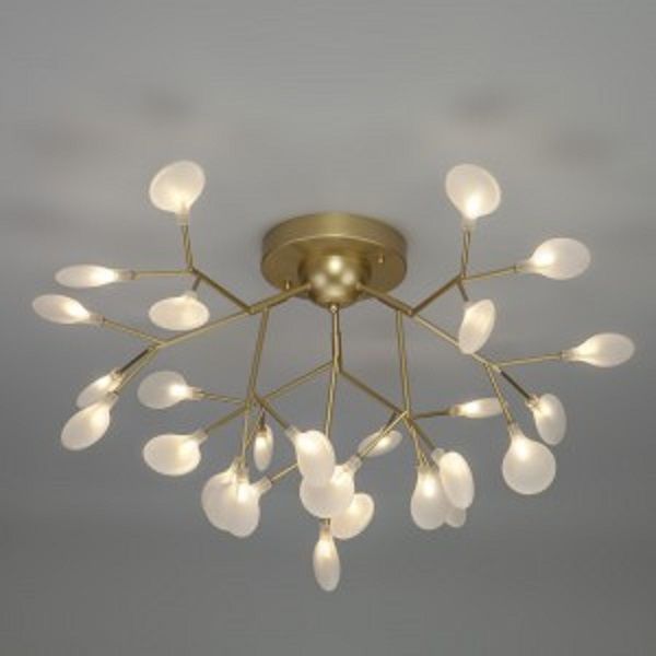 Люстра стельова Strotskis Foglia 27x3 Вт G4 золотий 542 