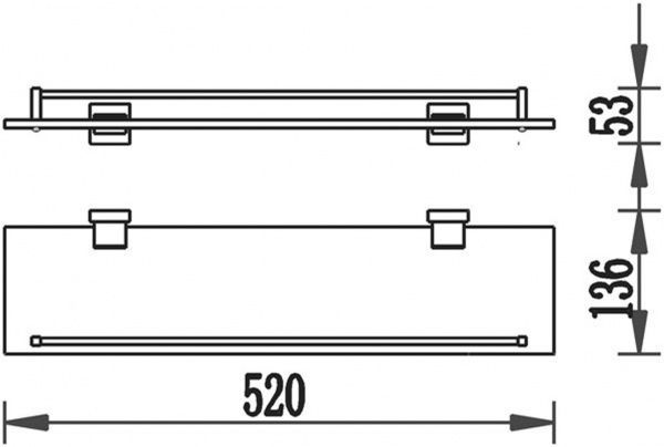 Полка Aqua Rodos Terra 4787