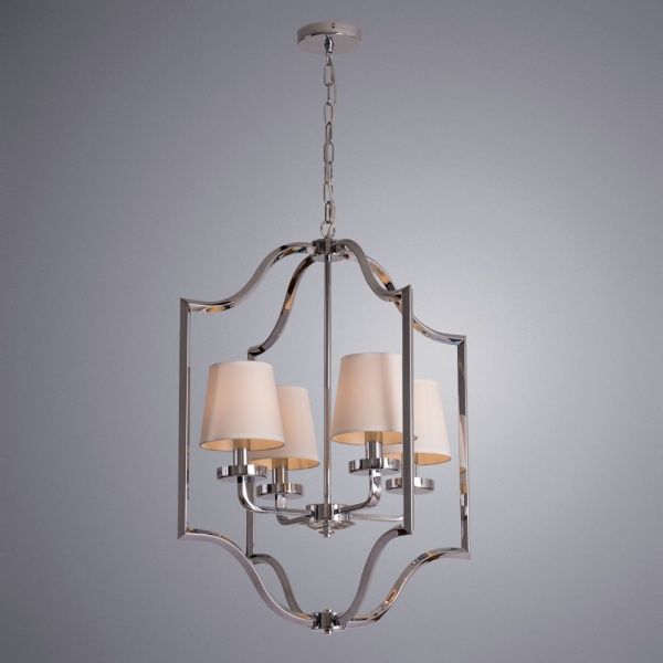 Люстра подвесная Arte Lamp 4x60 Вт E14 белый/хром A3260SP-4CC 