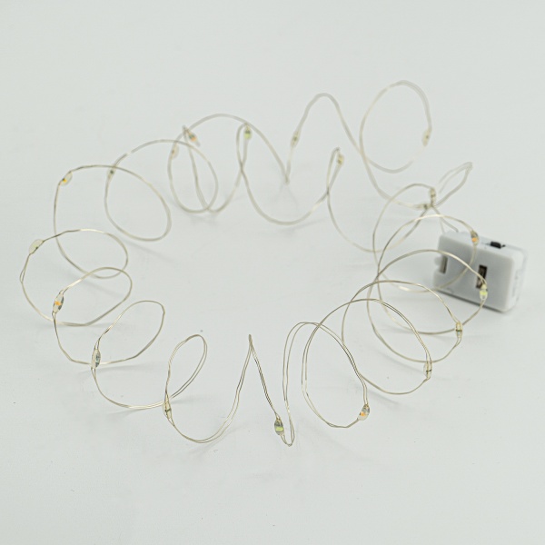 Декоративная гирлянда Altalusse (INL-2102B-20 Multicolor) встроенный светодиод (LED) 20 ламп 2 м 