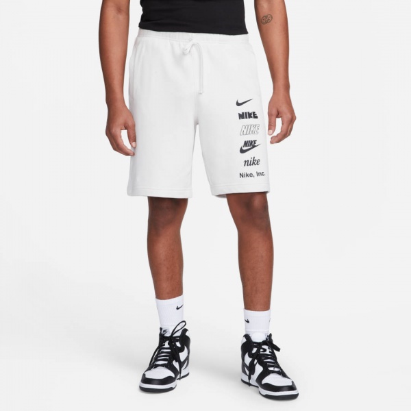 Шорты Nike CLUB+ FT SHORT MLOGO FB8830-030 р. M бежевый