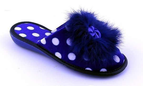 Обувь домашняя БЕЛСТА Пушок р.35 синий 638 