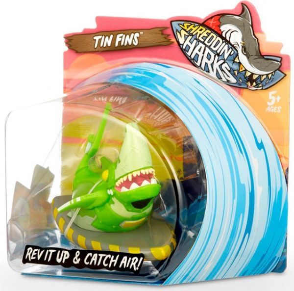 Фигурка Shreddin' Sharks фингерборд с Tin Fins 