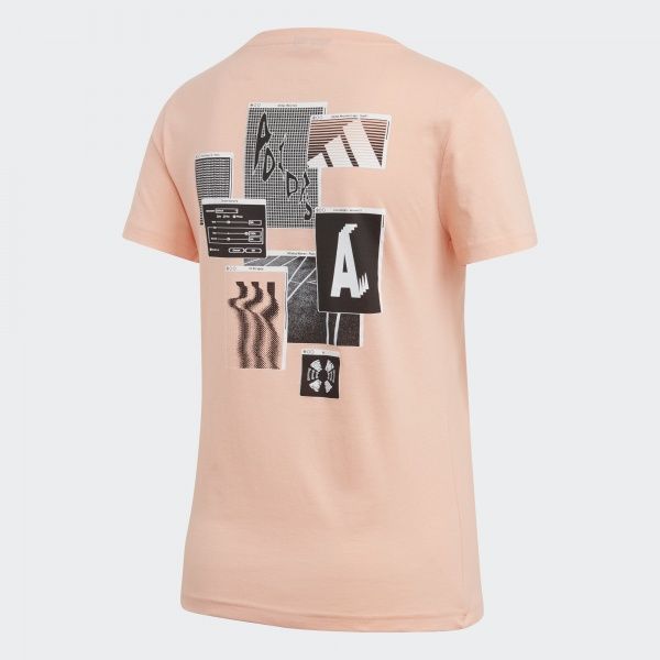 Футболка Adidas W MH Photo Tee ED6168 S рожевий