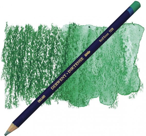Олівець чорнильний Inktense 1330 Яскраво-зелений Derwent