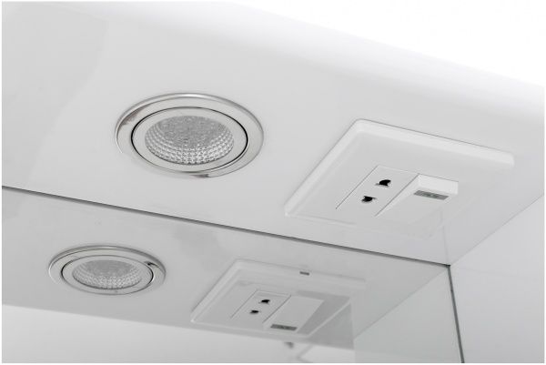 Зеркало со шкафчиком Сансервіс Z-60 со шкафчиком белое 