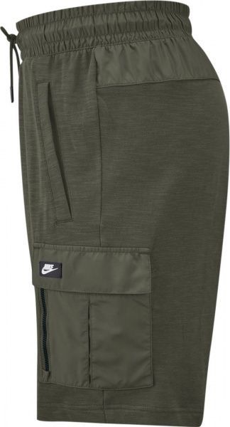 Шорты Nike M NSW ME SHORT LTWT MIX BV3116-325 р. S зеленый