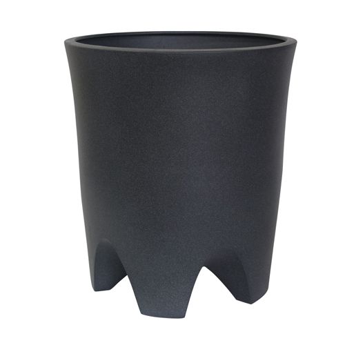 Горшок Ориана-Запорожкерамика Везувий крошка круглый 20 л черный (072-1-002) 