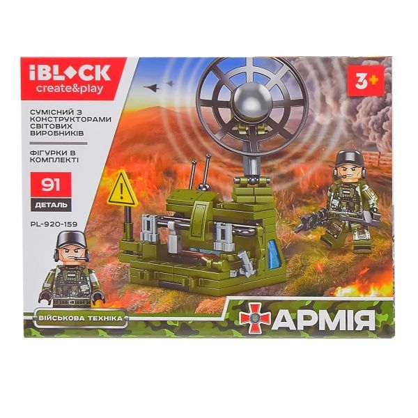 Конструктор Iblock Армія 8 видів в асортименті PL-920-159