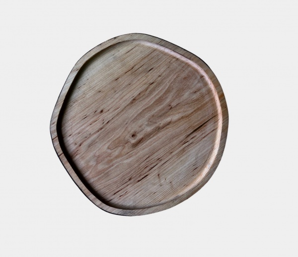 Дошка для подачі страв 250 мм з чорним бортом Tarkus 