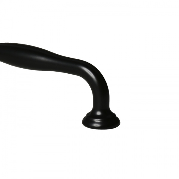 Меблева ручка скоба Kerron скоба 96 мм S-2360-96 MBN матовий чорний