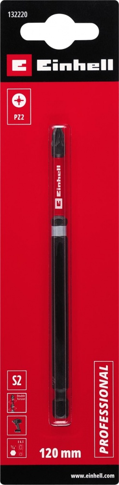 Біта торсіонна Einhell 120 мм S2 PZ2 1 шт. 132220