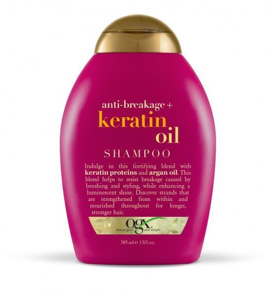 Шампунь Ogx Против ломкости волос с кератиновым маслом 385 мл