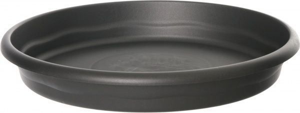Поддон пластиковый Plastiken Terra Plato Redondas круглый (7450 antr) антрацит 