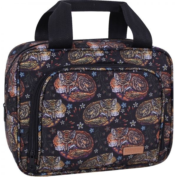 Косметичка Bagland Лисицы 6 л черный суб.860 (719664) 