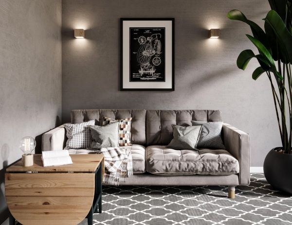 Бра Iterna Brygge светлый ясень 1xG9 натуральное дерево 