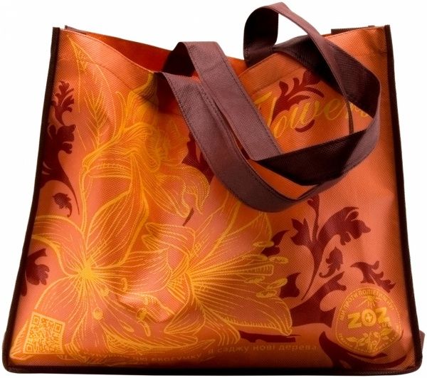 Экосумка ZOZ Цветы желтый 