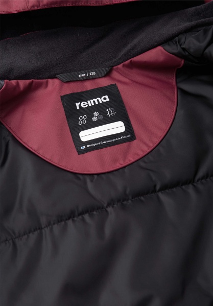 Куртка для дівчинки Reima р.110 бордовий 521660 