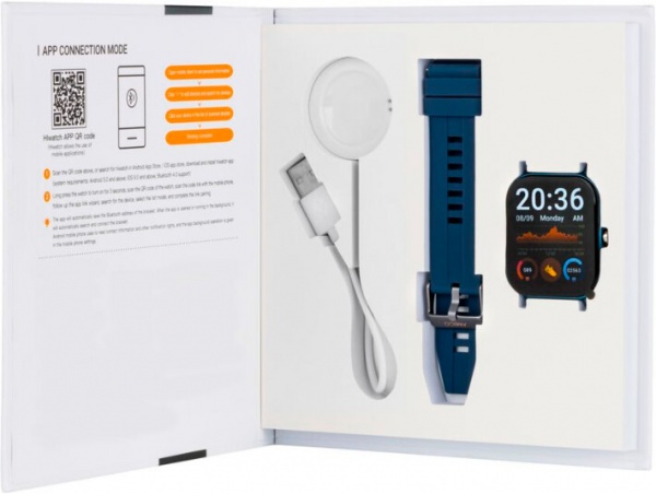 Смарт-годинник Amico Go Fun Pulseoximeter and Tonometer blue (850473)