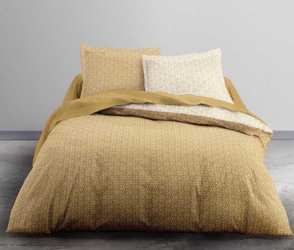 Комплект постельного белья Evron полуторный коричневый Today (без простыни)