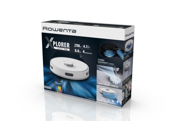 Робот-пылесос Rowenta X-PLORER Serie 75 S RR8567WH white