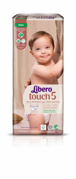 Підгузки-трусики Libero Touch 5 10-14 кг 32 шт. 7322541739571