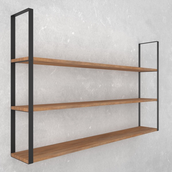 Кронштейн для полок Valore Прямоугольник тройной Loft SB-TR-21