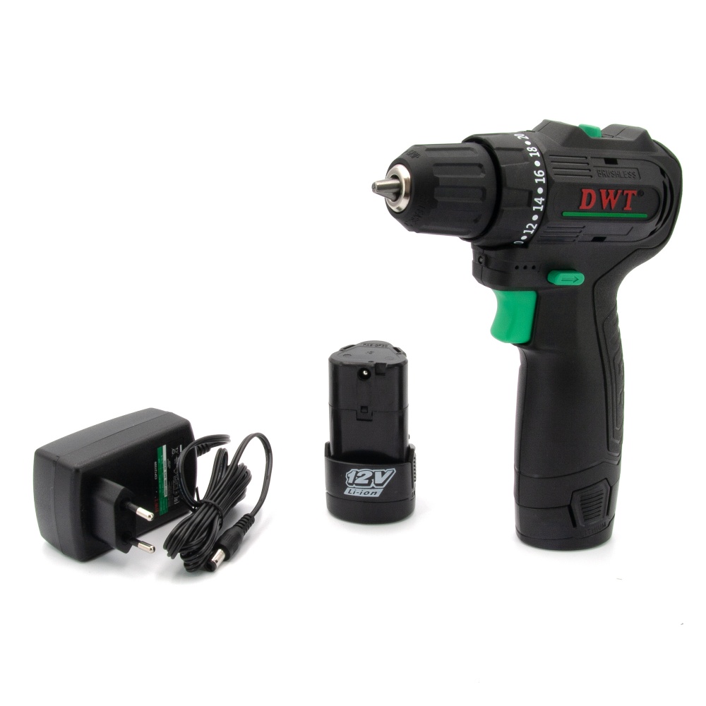 Шуруповерт акумуляторний DWT ABSP-12 DN-2 ABSP-12 DN-2