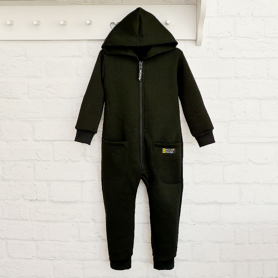 Ромпер-реглан унисекс Blanka р.122-128 черный 110845