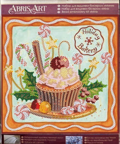 Набор для вышивания бисером Праздничные сладости Абрис Арт 