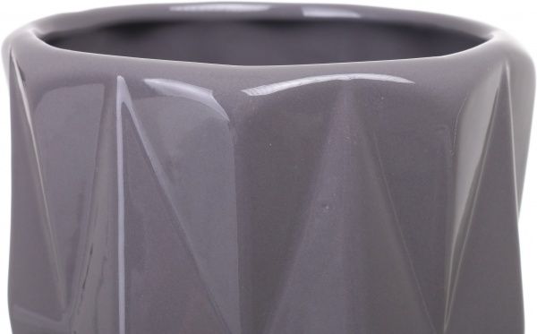 Ваза керамічна сірий Перун 28 см Rezone