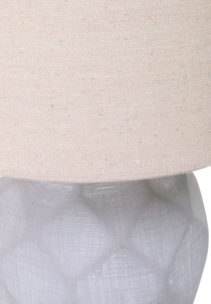 Настільна лампа Accento lighting 1x40 Вт E14 сірий/бежевий ALT-T-D4484G 