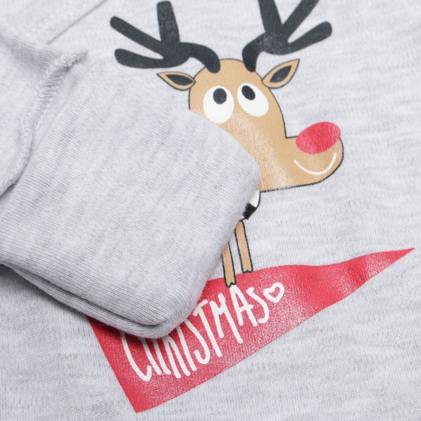 Боди детское унисекс Фламинго Christmas 146-231 р.62 серый 