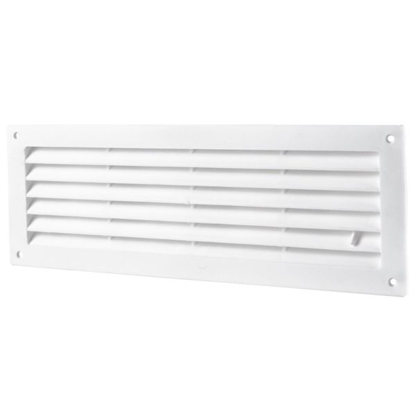 Решетка Вентс МВ 350 Р пластик белый 