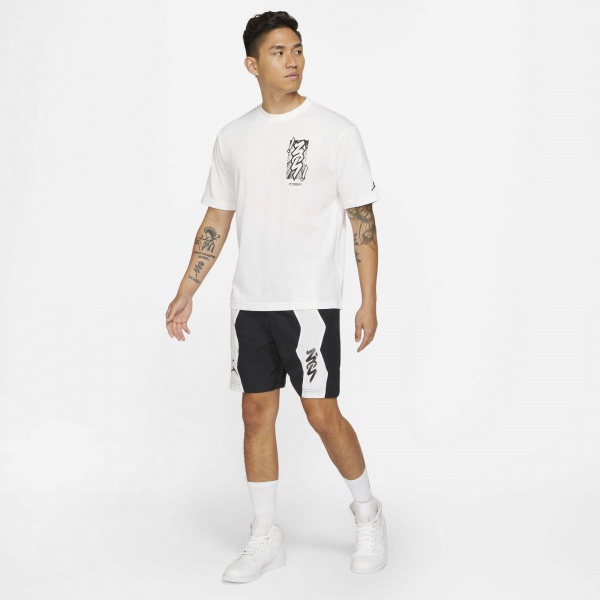 Футболка Jordan M J ZION DF SS TEE DH0592-101 р.2XL белый