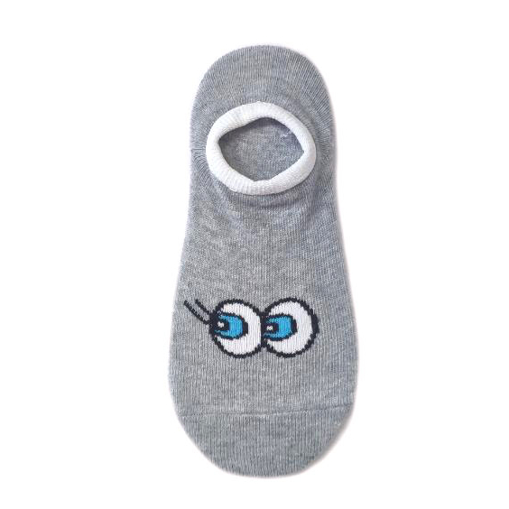 Следы унисекс Molly Глазки р.16–18 серый меланж 