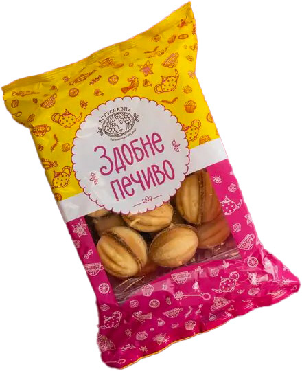 Печиво БОГУСЛАВНА здобне Горішок 450 г (4820027892510) 