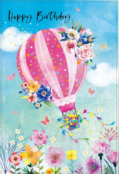 Листівка вітальна POP-UP з 3D-малюнком всередині та з конвертом 