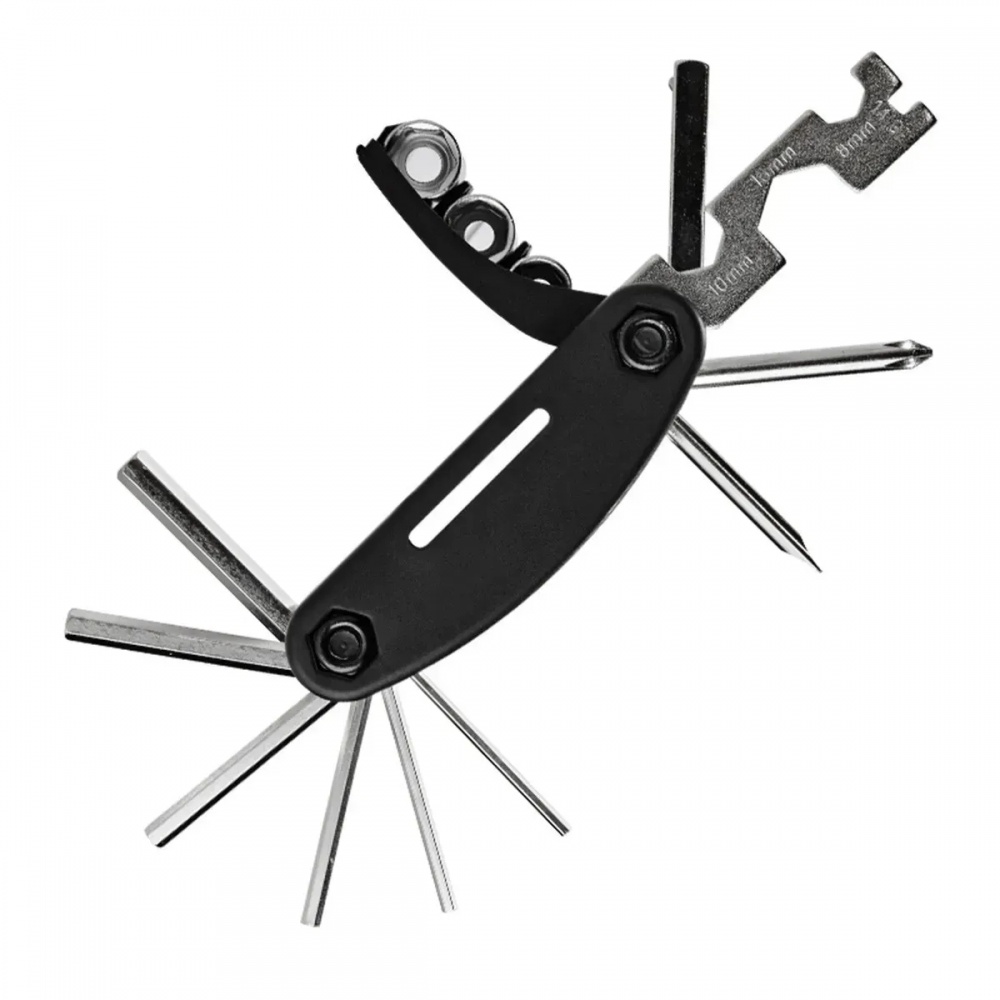 Мультитул велосипедний ROCKBROS 16 в 1 GJ1601 чорний